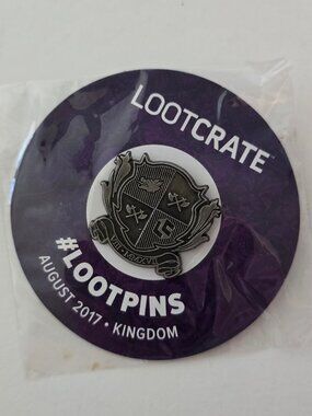 Loot Crate Loot Pins Kingdom Crest / Coat of Arms - August 2017 "Kingdom" Theme